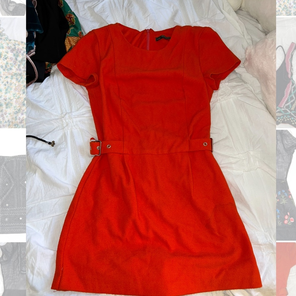 Orange mini romper